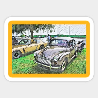 Morris Minor Class Car Sticker